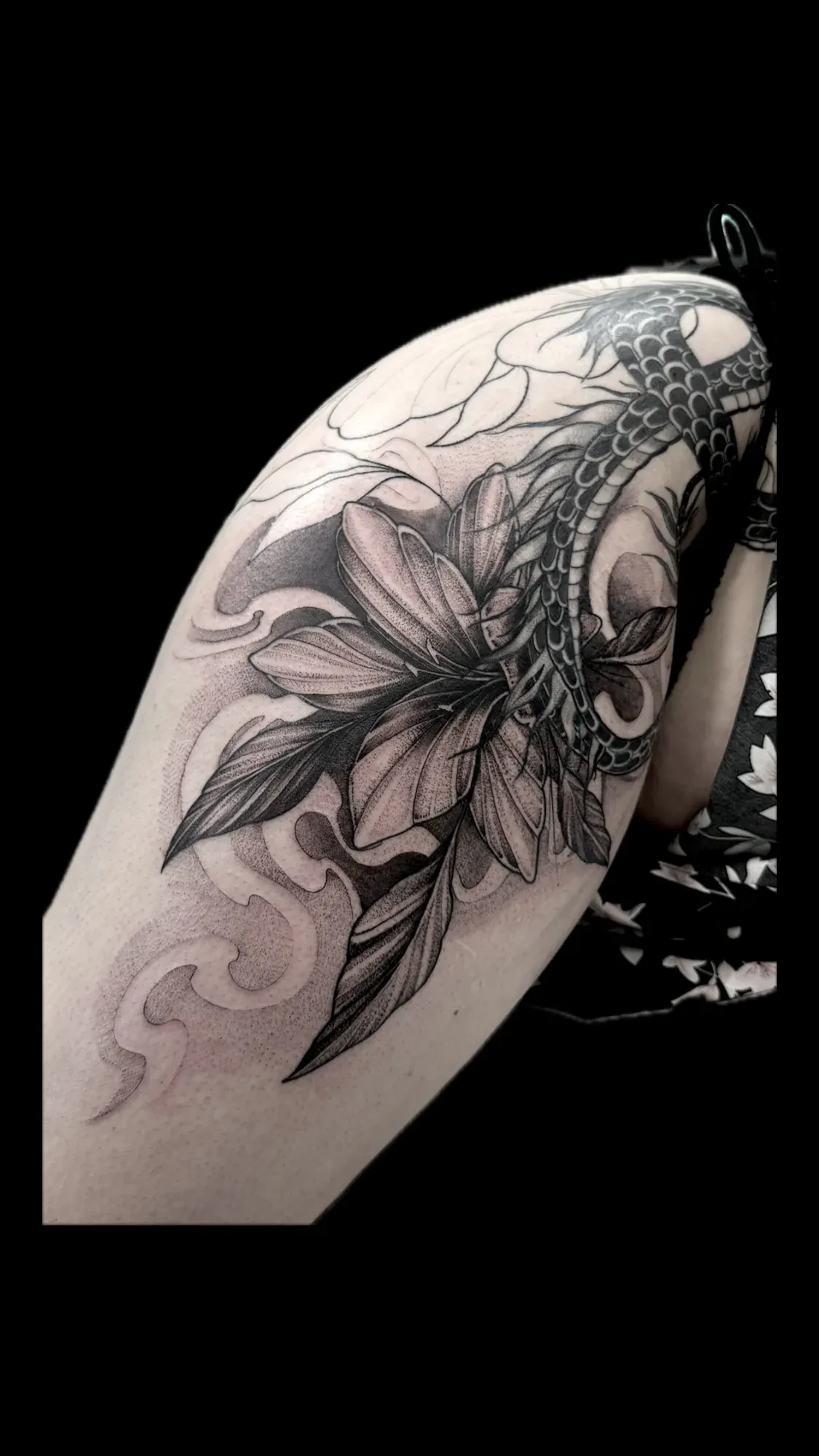 Tattoo – Oberschenkel von ParadoXX Tattoo Soltau