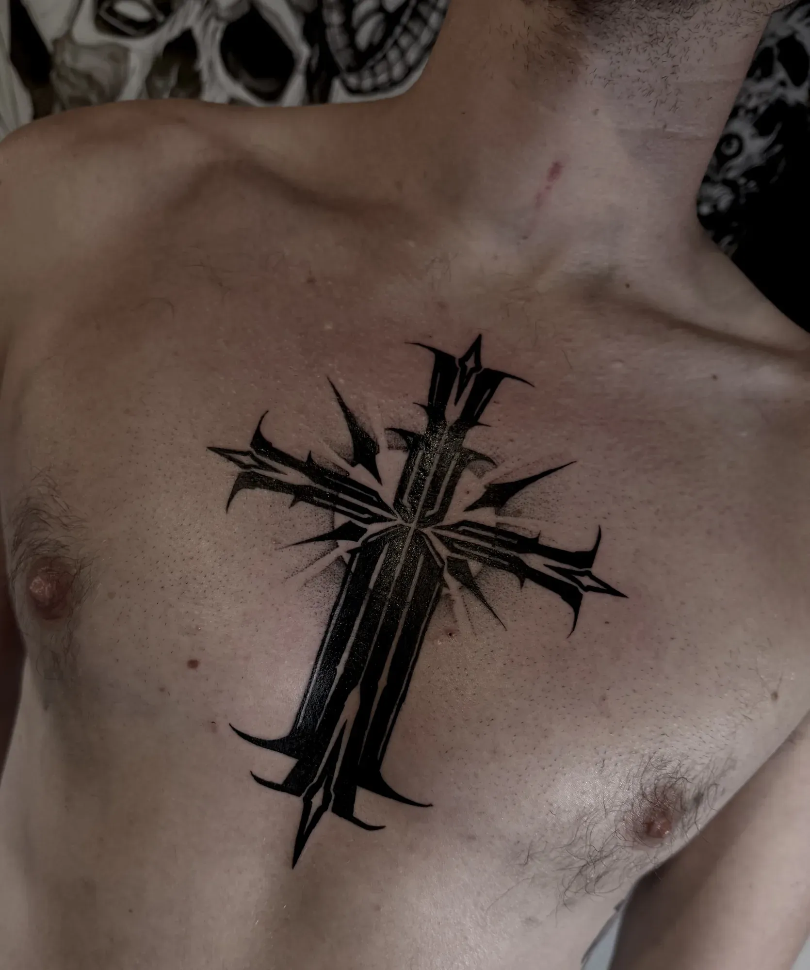 Tattoo – Brust von ParadoXX Tattoo Soltau