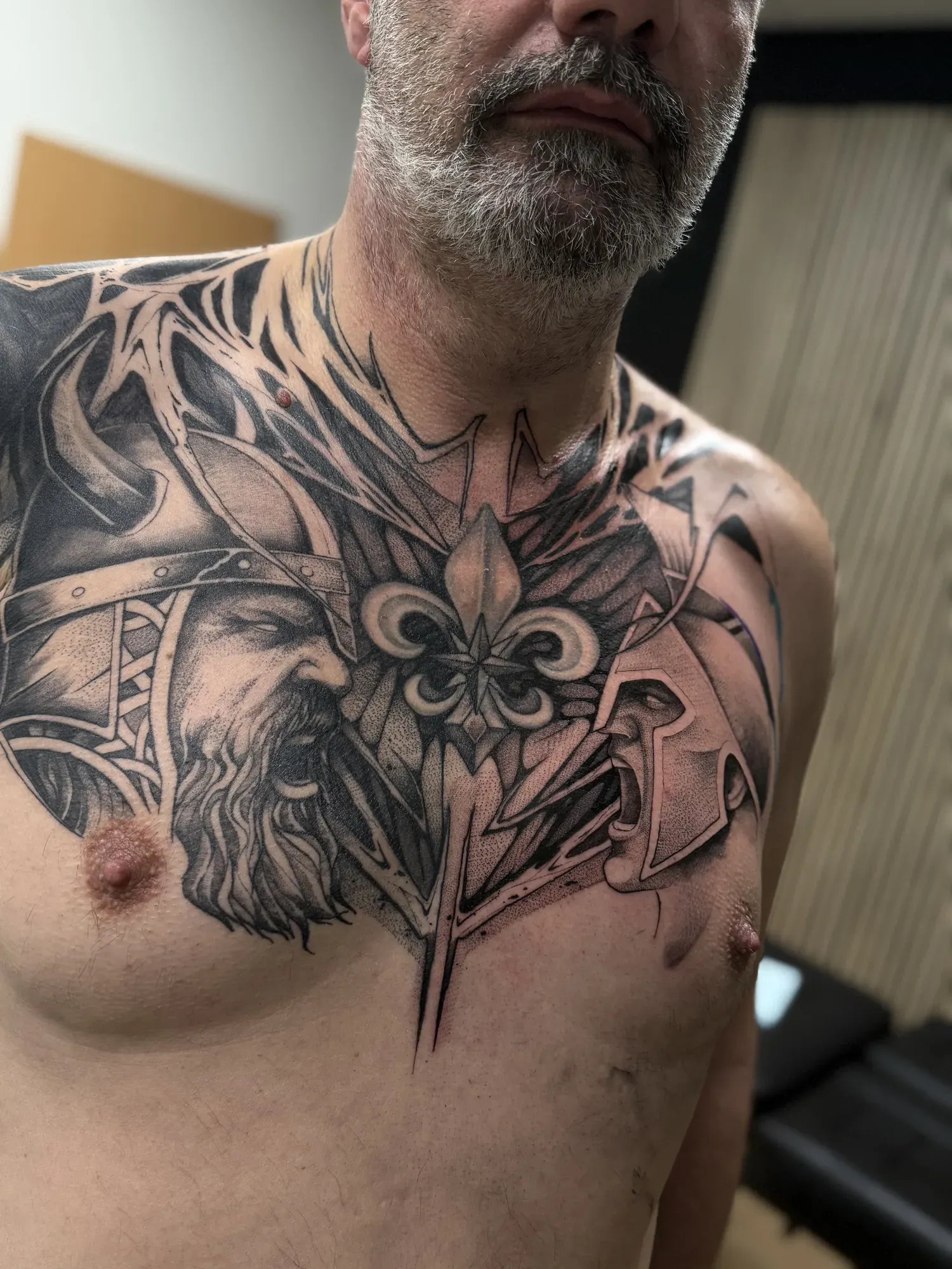 Tattoo – Brust von ParadoXX Tattoo Soltau