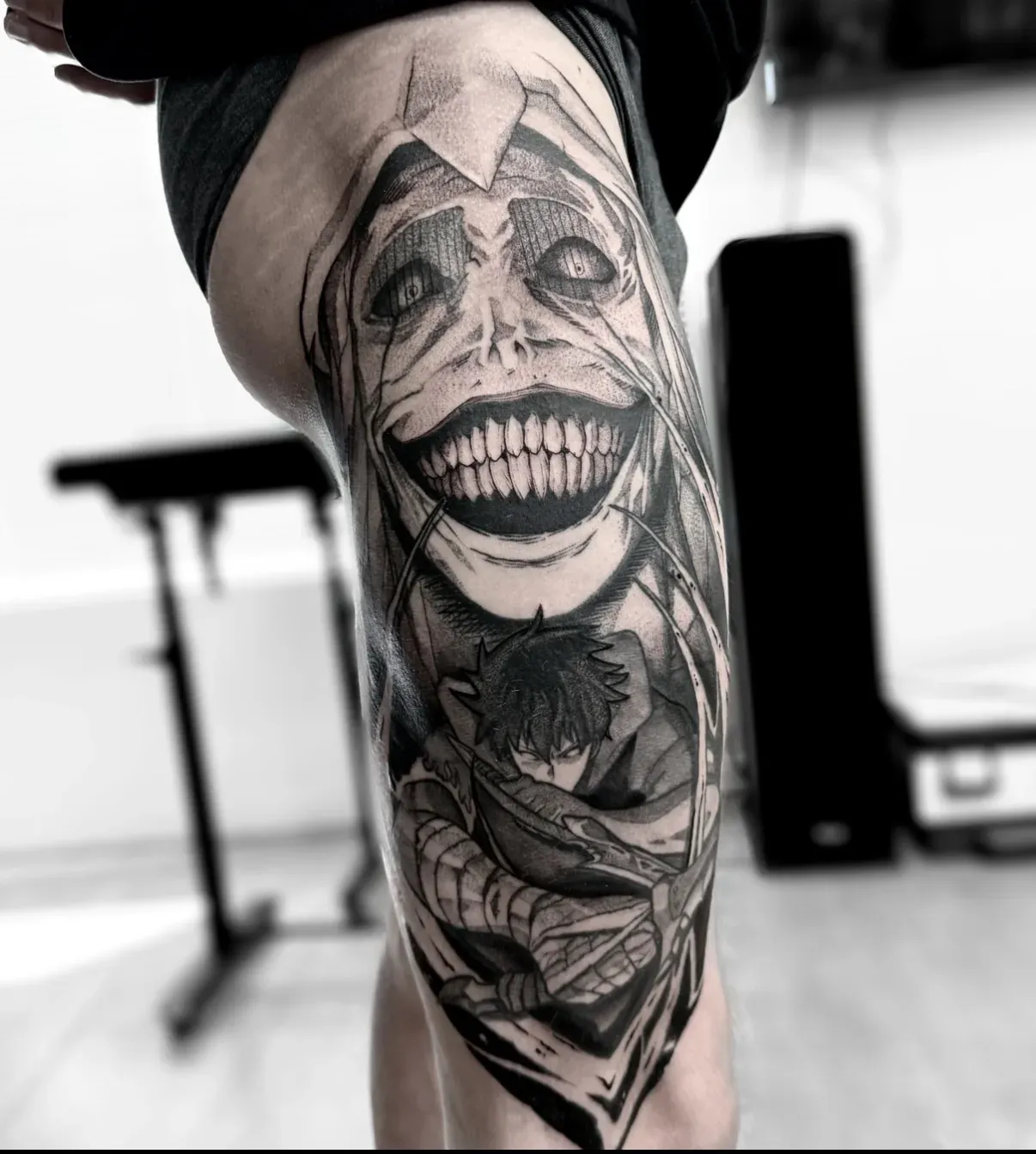 Tattoo – Oberschenkel von ParadoXX Tattoo Soltau